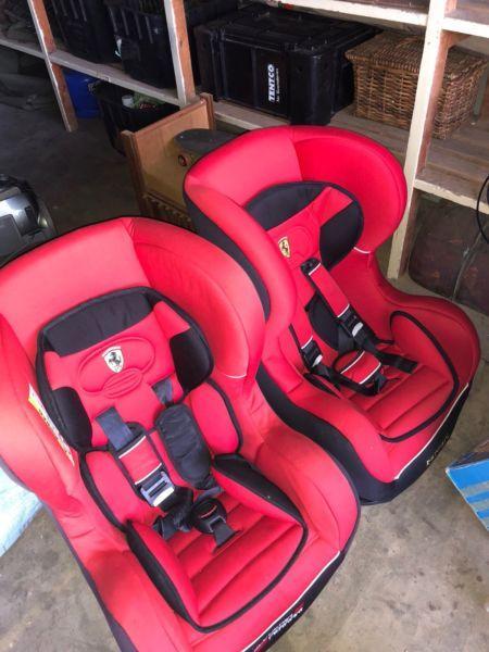 Ferrari carseats x 2