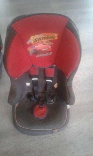Toddler car seat and booster