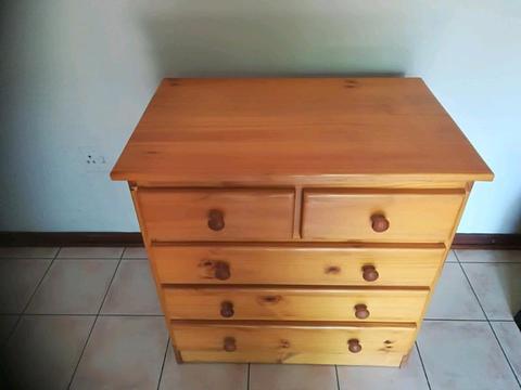 Chest of drawers Pine Wood