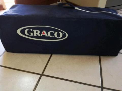 Graco camping cot with matress