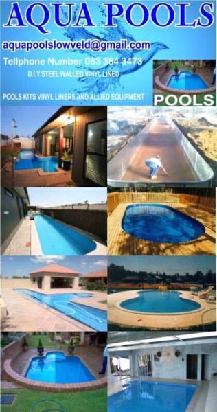 WELCOME TO AQUA POOLS WE ARE A COMPANY WHAT SELLS D.I.Y VINYL LINER SWIMMING POOL KITS