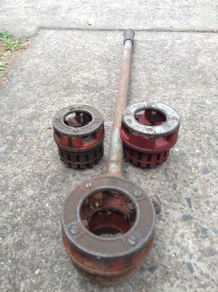 R500.00 … Ridgid Pipe Dies