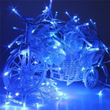 LED Decorative Fairy String Lights Waterproof 220V AC in Blue. Brand New