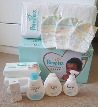 Pampers Nappies and Dove Products