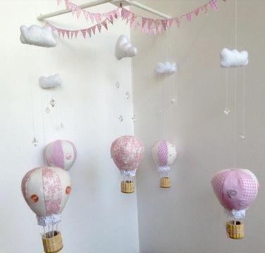 Baby mobile - Hot air balloons