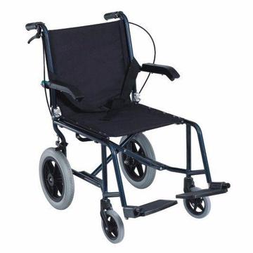 Aluminium Lightweight Transport Wheelchair - WEIGHS ONLY 9.5kg ! *ON SALE*