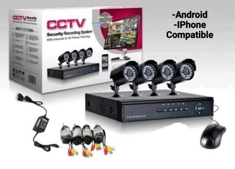 Business/Home 4 Channel CCTV Full Camera Security Kit