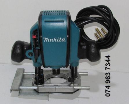 Makita RP0900 1/4" 6.35mm Industrial Plunge Wood Router