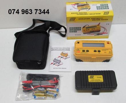 Toptronic T 1151 Professional Digital Insulation Tester 250/500/1000V*NEW*