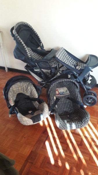 Graco travel system for twins