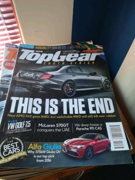 Top gear SA magazines