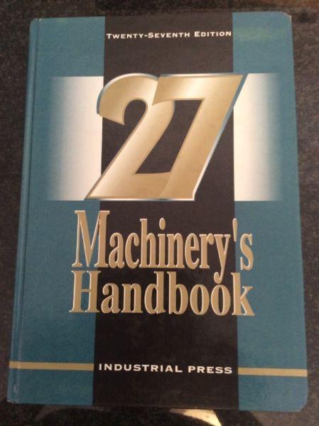 Machinery's Handbook Textbook 27th Edition