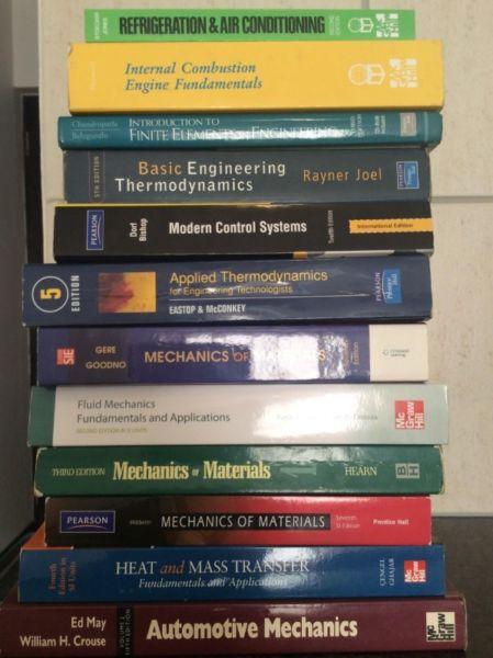 Mechanical Engineering Textbooks