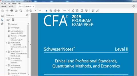CFA Level 2 Schweser 2019 Complete Package for sale at R500