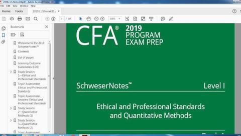 CFA Level 1 Schweser 2019 Complete Package for sale at R500