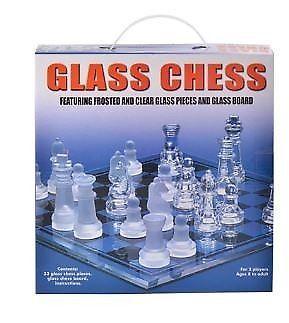 BRAND NEW Glass Chess Set