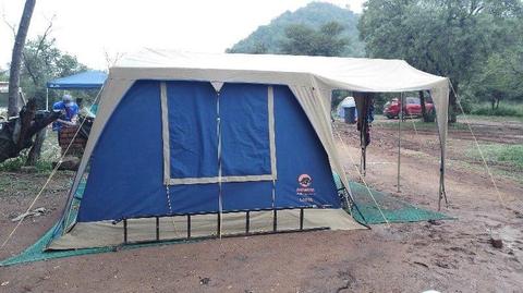 Bushtec 4 Man Canvas Tent, good condition, great family tent