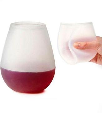 Shatterproof Silicone Drinking Glasses