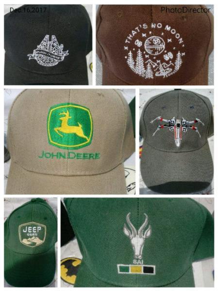 Brand New Embroided Caps - Caps can be customized embroided on request