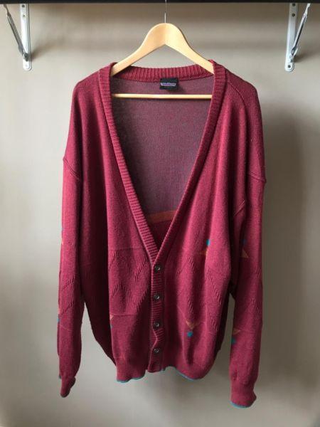 Vintage red cardigan