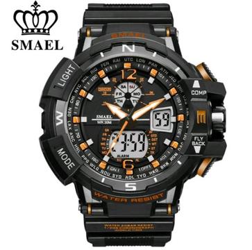 Smael S-Shock 30m Water Resistant Multifunction Quartz Sports Watch