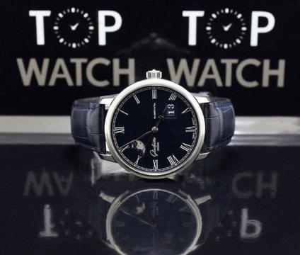 TOPWATCH -Glashutte Original Senator Panorama Date With Moonphase 100-04-05-12-30