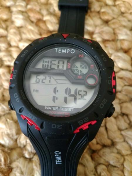 Tempo waterproof watch