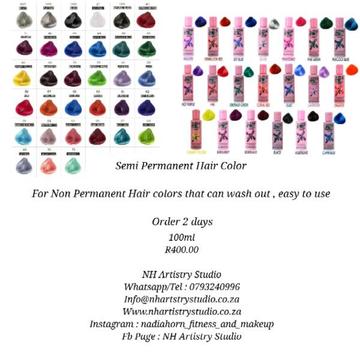 Semi Permanent Hair Color NH Artistry Studio