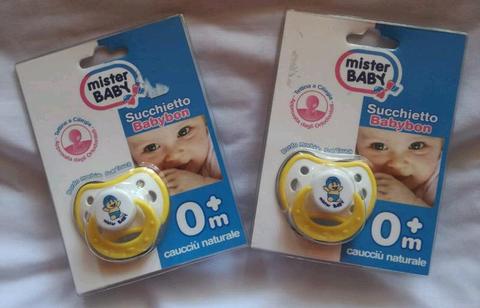 Brand New Unisex Mister Baby Babybon Dummy Pacifier