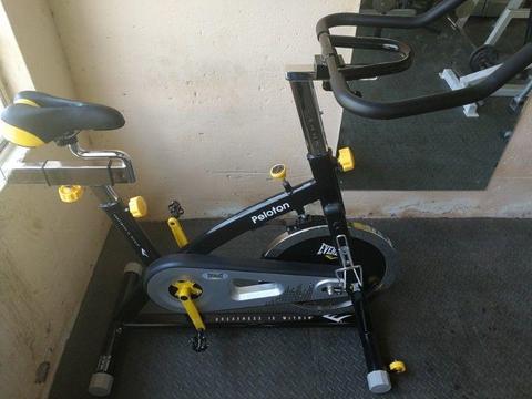 Brand new Spin Bike with cleats