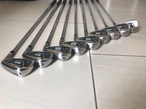 Taylormade M2 Irons. LIKE NEW. 4 to S including Gap Wedge