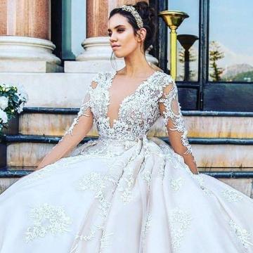 Stunning Diamante wedding dress
