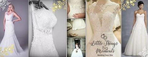 WEDDING DRESSES FOR HIRE