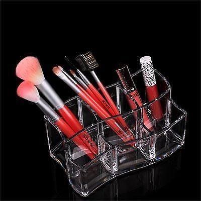 MAKEUP BRUSHES COSMETIC ORGANIZER WITH 6