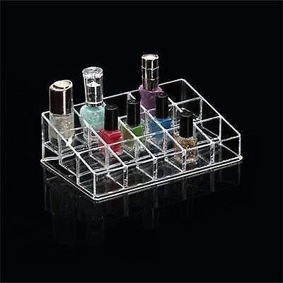 NAIL POLISH COSMETIC ORGANIZER WITH 15 CELLS