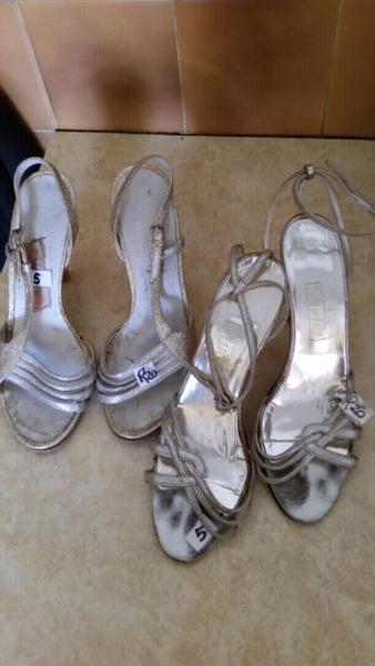 Golden Shoes Size 5 R20 Ea