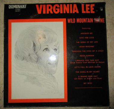 Wild Mountain Thyme by Virginia Lee LP