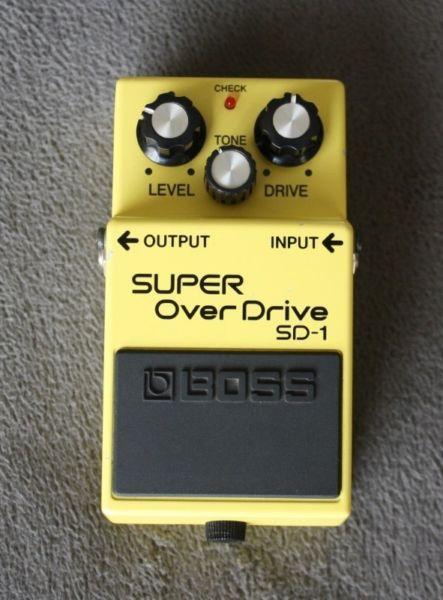 Boss SD-1 Super Overdrive Guitar Effects Pedal