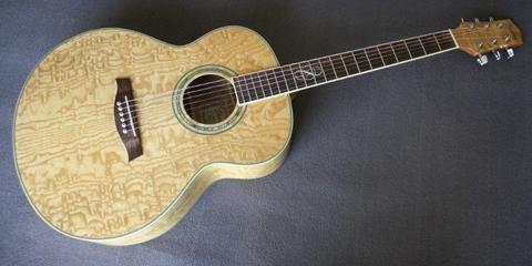 Ibanez EW20ASN Exotic Wood Acoustic Guitar - Quilted Ash - Stunner!