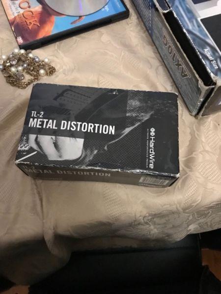 Metal distortion pedal
