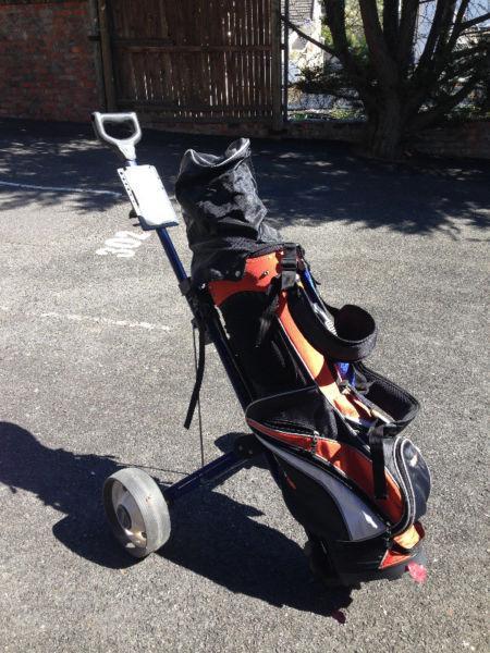Golf bag & Golf trolley