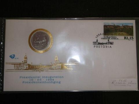 Presidential Inauguration 1st day cover 10 May 1994