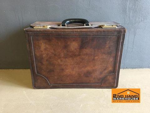 Brown Leather Suite Case