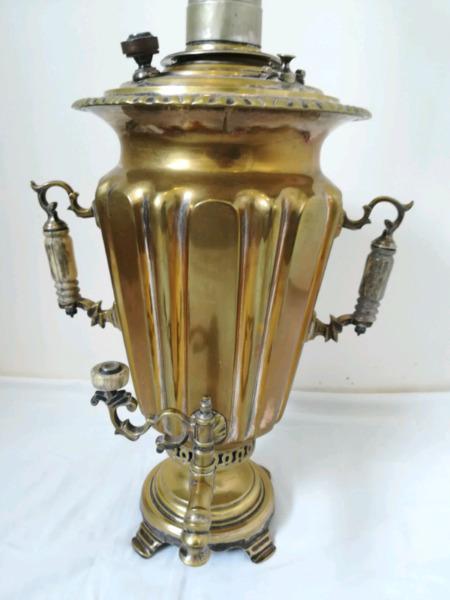 Russian brass Samovar with makers-mark