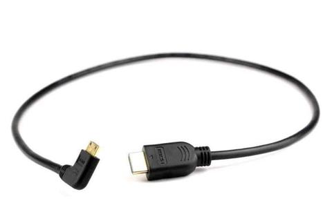 Lanparte HDMI Cable with 90 Degree Connector