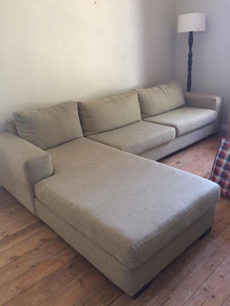 L-shaped couch