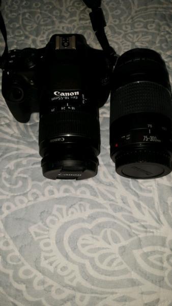 Canon EOS 1200D camera plus extra lense