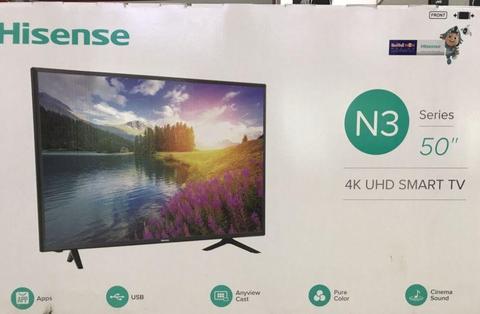 Tv’s Dealer: HISENSE 50” SMART 4K ULTRA HD LED NEW WITH WARRANTY