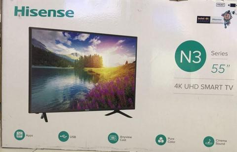 Tv’s Dealer: HISENSE 55” SMART 4K ULTRA HD LED NEW WITH WARRANTY
