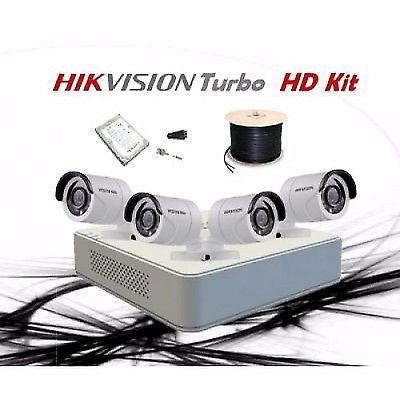 FREE INSTALLATION!!! HIKVISION TURBO HD 4CH COMPLETE CCTV SETUP WITH INSTALLATION FOR ONLY R5999